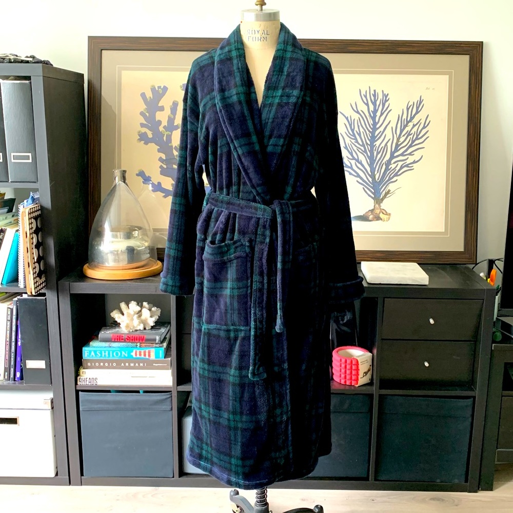Menswear - Vintage Plaid Robe - L/XL